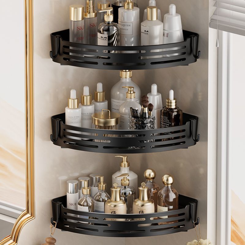 浴室方型置物架卫生间转角免打孔壁挂洗手台卫浴厕所收纳三角架子