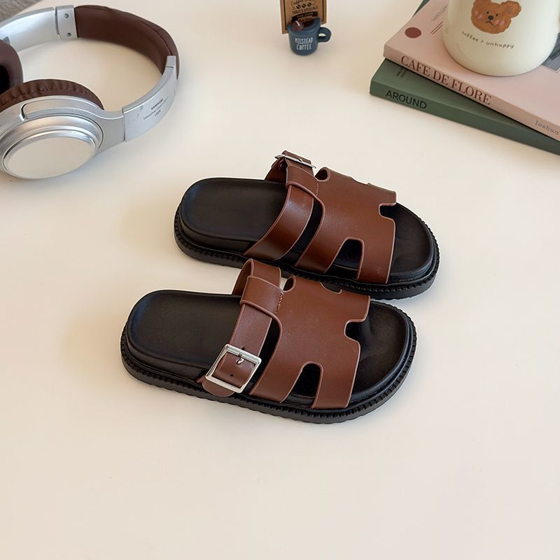 Korean-style Casual Versatile Children's Sandals, New Summer Models For Boys And Girls, Thick-soled Outdoor Slippers,_voghion.com
