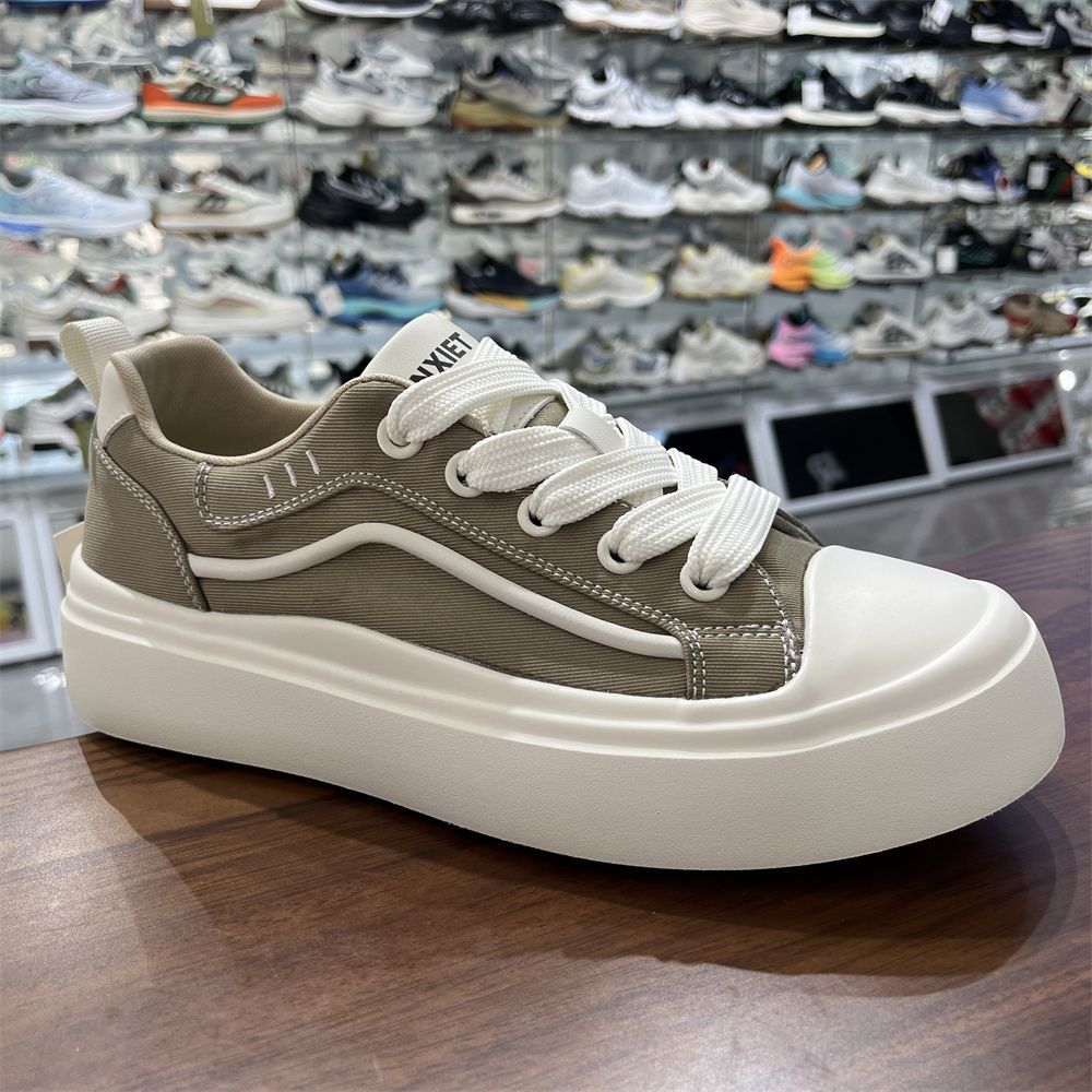 捡漏实体店180+撤柜春秋季透气低帮板鞋日常百搭轻便男士休闲布鞋