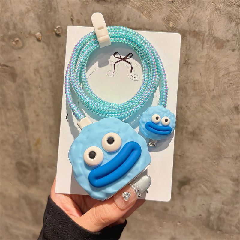 Abstract Big Mouth 16/15 Datenkabelschutz, kompatibel mit 14 Schnellladekopf 20 W Hülle 13_voghion.com