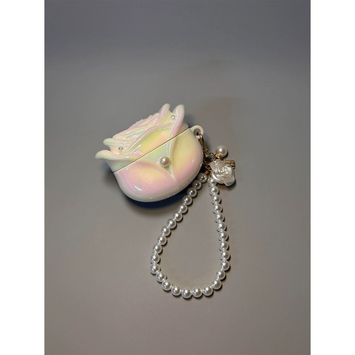Laser Camellia Rose Compatible With 4th Protective Pro2 A Pple Earphone Case 3rd 2nd Generation_voghion.com