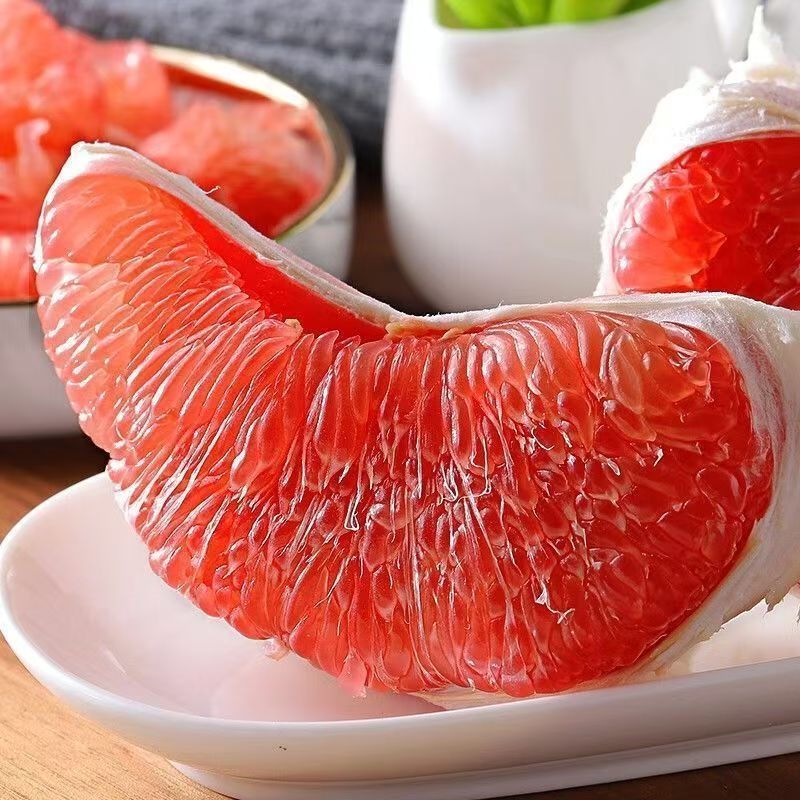 纯的【天然花皮果】平和红柚蜜柚红肉柚子新鲜当季孕妇水果皮薄汁