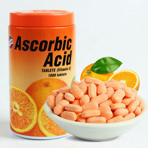 PATAR维生素C片剂1000片咀嚼糖果成人儿童适用美白保质730天香橙