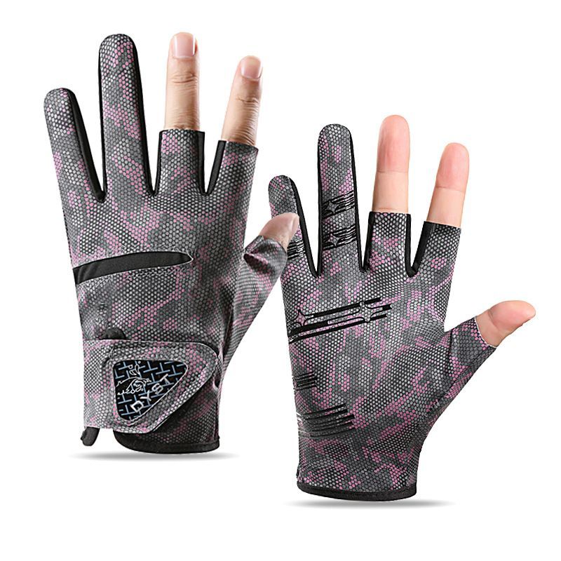 Gants demi-doigts fins pour homme, pour le fitness, l'extérieur, la pêche, l'escalade, le cyclisme, antidérapants, respirants, résistants au soleil, mi-longs, pour femme_voghion.com