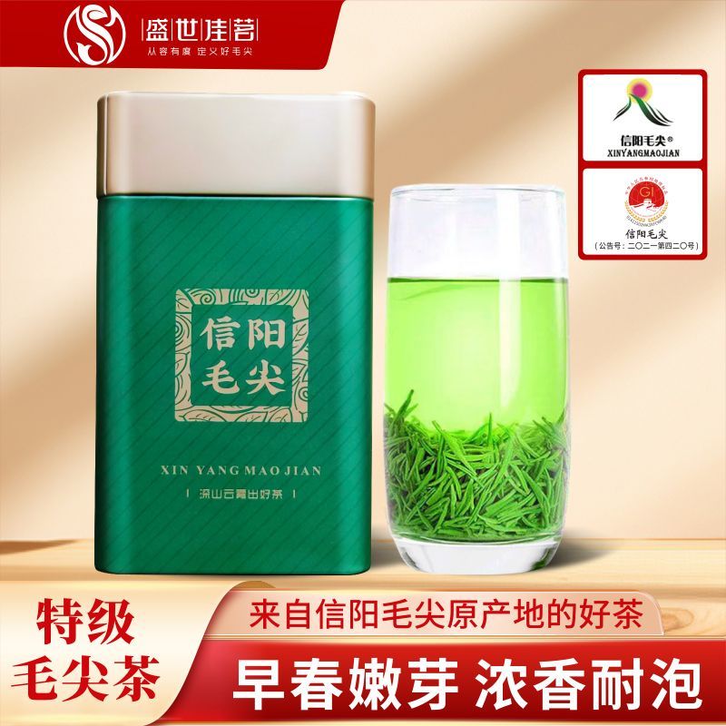 毛尖信阳特级毛尖雨前嫩芽特级绿茶浓香型信阳毛尖茶叶2026新茶