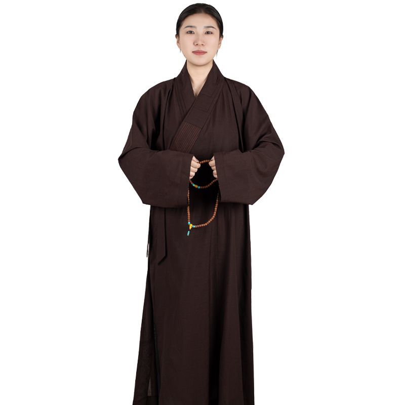 梵戒小袖海青居士服多丽丝男女窄袖高档拜佛寺院法会海清禅修服 2
