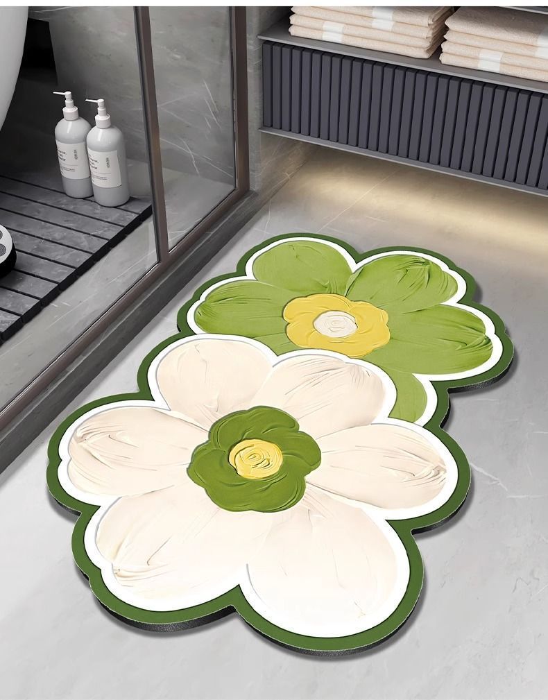Tapis de bain absorbant en terre de diatomée antidérapant_voghion.com