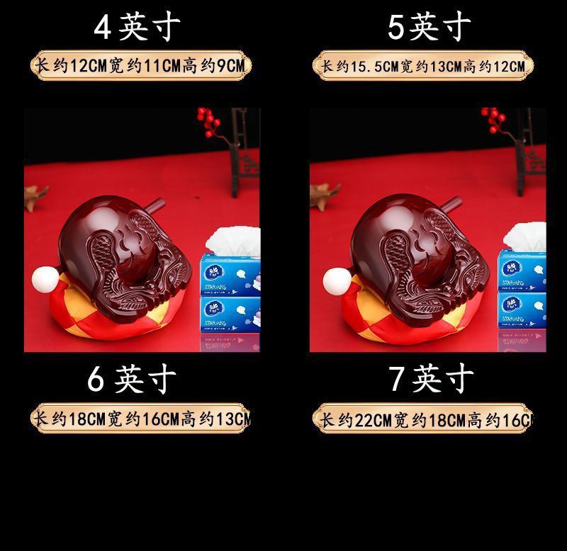 新款樟木木鱼法器实木一套家用木鱼解压打击乐器木雕摆件音质清脆 detail 9