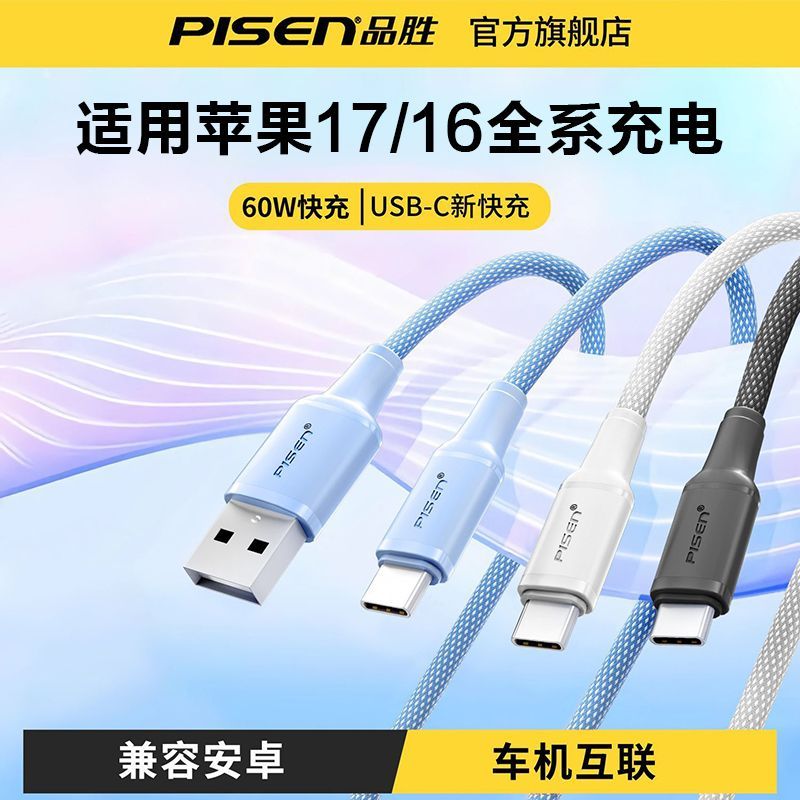 品胜 60W USB-C 数据线