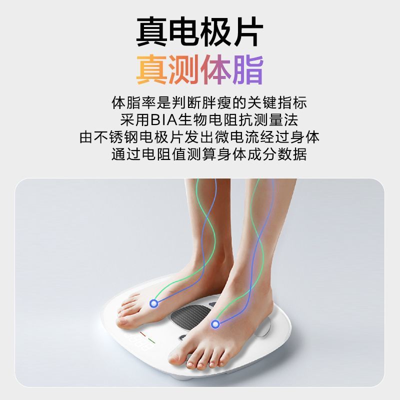 美的慧选光能体脂秤专用智能精准体重体脂秤减肥23项数据分析BMI 图片 5