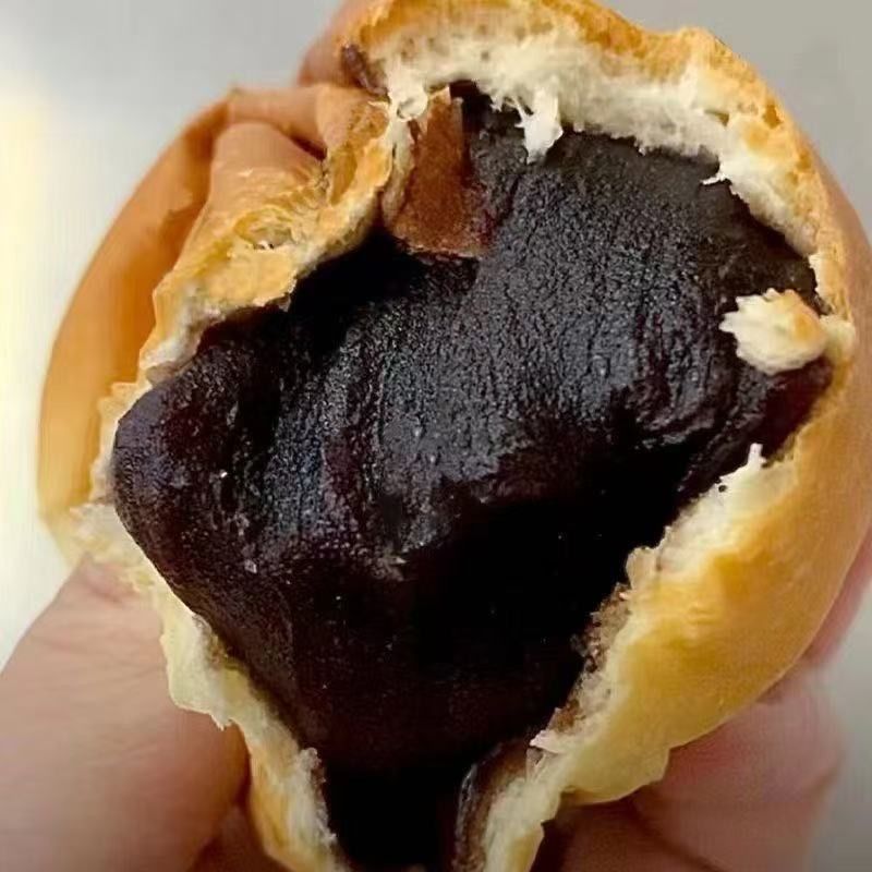 红豆夹心面包学生早餐袋装零食宿舍代餐老式豆沙夹心早营养软面包 图片 3