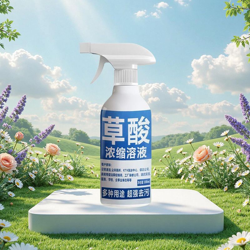 高浓缩强力草酸溶液厕所尿垢瓷砖水锈家用地漏防臭器洁厕灵清洁剂