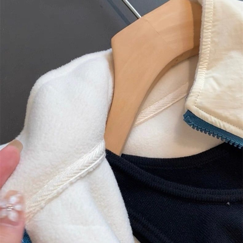 Go Russian! Autumn And Winter Versatile Warm Stand-up Collar Couple's Lamb Wool Fleece Jacket For Men_voghion.com