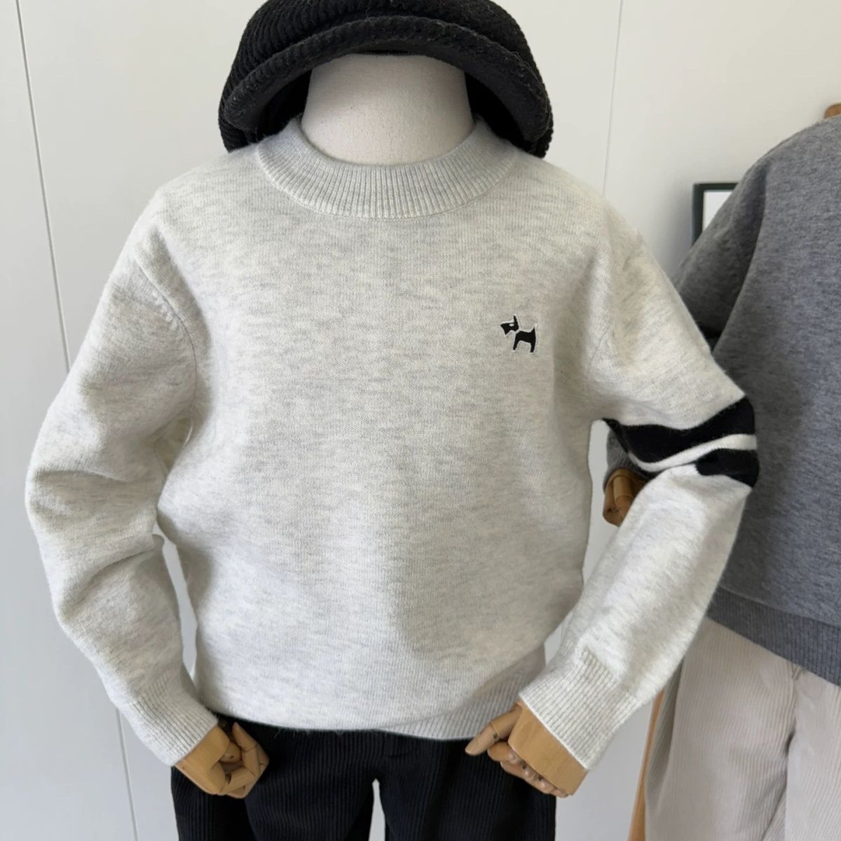 Neue Kinderpullover 2025, Herbst-Winter-Pullover-Strickwaren für Jungen und Mädchen, warme Basisschicht für ältere und jüngere Kinder,_voghion.com