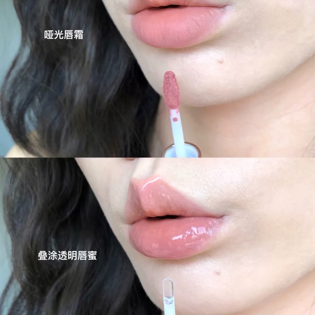 Mistine蜜丝婷双头唇釉微醺持色哑水光雾镜面口红显白素颜学生党 图片 9