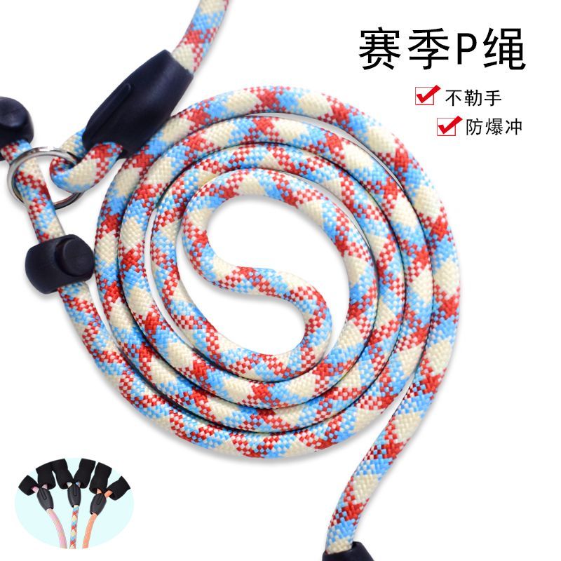 夜间遛狗狗牵引绳狗链子中小型犬泰迪比熊外出安全遛狗绳套装