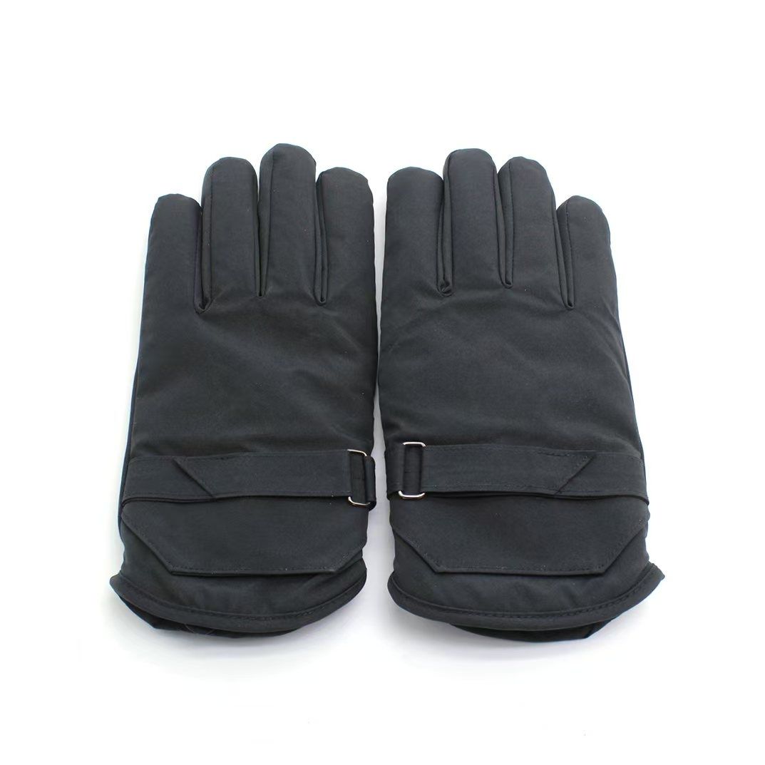 Guanti da sci invernali da uomo in calda lana di pecora con touchscreen integrato, impermeabili e antifreddo_voghion.com