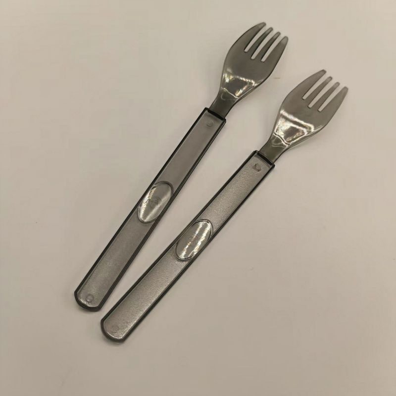 一次性美式叉勺独立包装外卖塑料叉子水果沙拉甜品叉轻食意面叉 图片 7