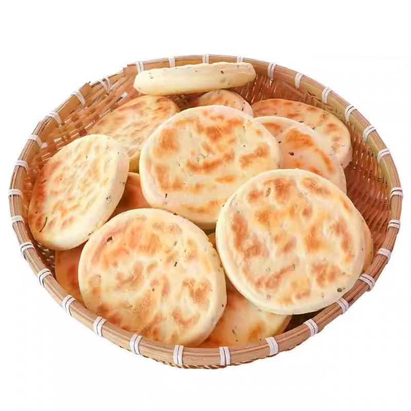 【纯手工】河南特产椒叶小锅盔馍老发酵面手工坨坨馍非白吉饼速食
