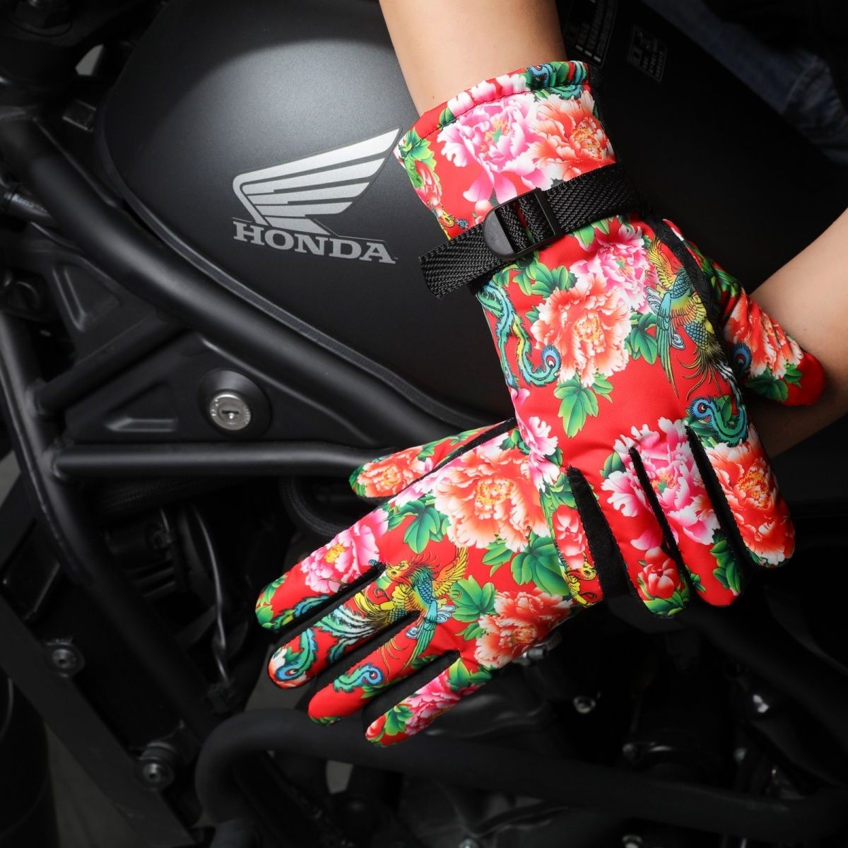 Guanti da sci invernali spessi per esterni, da ciclismo, antifreddo, caldi, foderati in pile_voghion.com