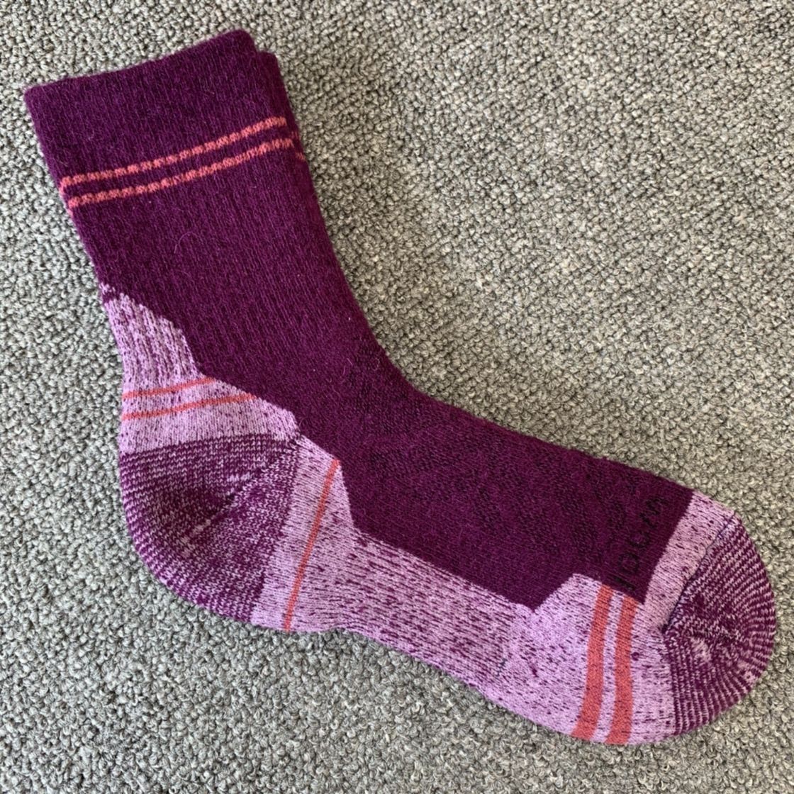 Merino Wool Hiking Socks Warm Mid-calf Thermal Ski Socks Winter_voghion.com