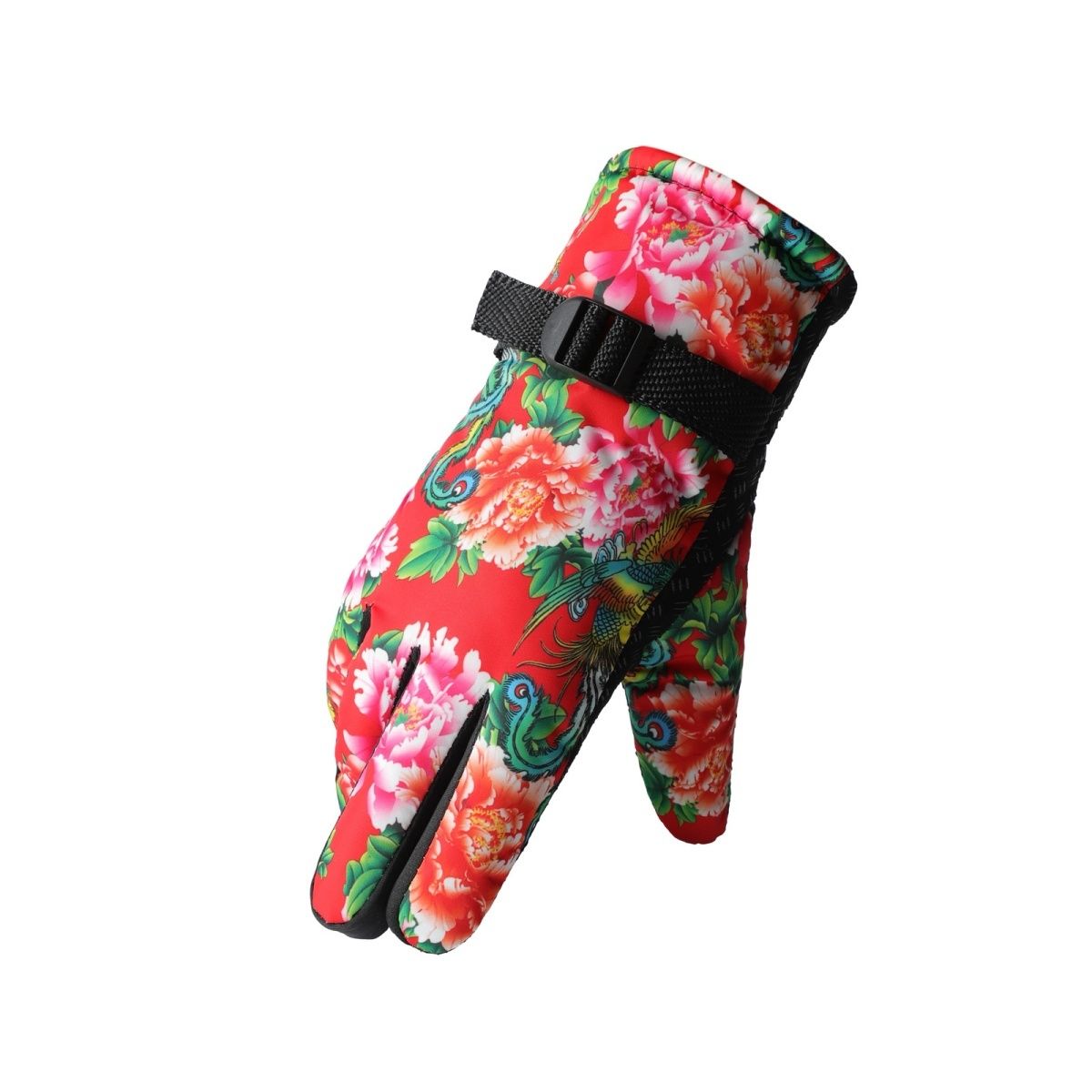 Guanti da sci invernali spessi per esterni, da ciclismo, antifreddo, caldi, foderati in pile_voghion.com