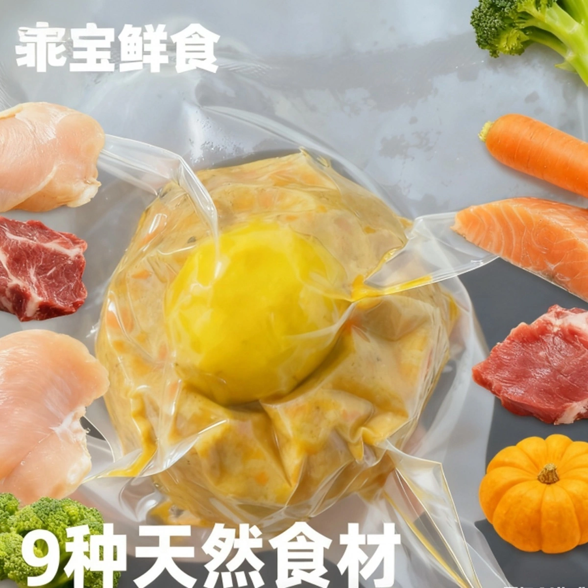 纯手工自制蛋黄鲜食罐头狗窝窝头宠物鲜食狗狗肉丸子零食