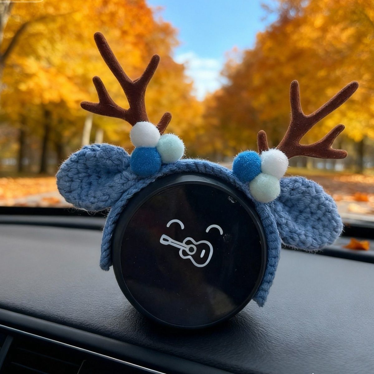 蔚来汽车nomi帽子发卡装饰一鹿平安cs6cs8卡通卡通一路平安鹿角