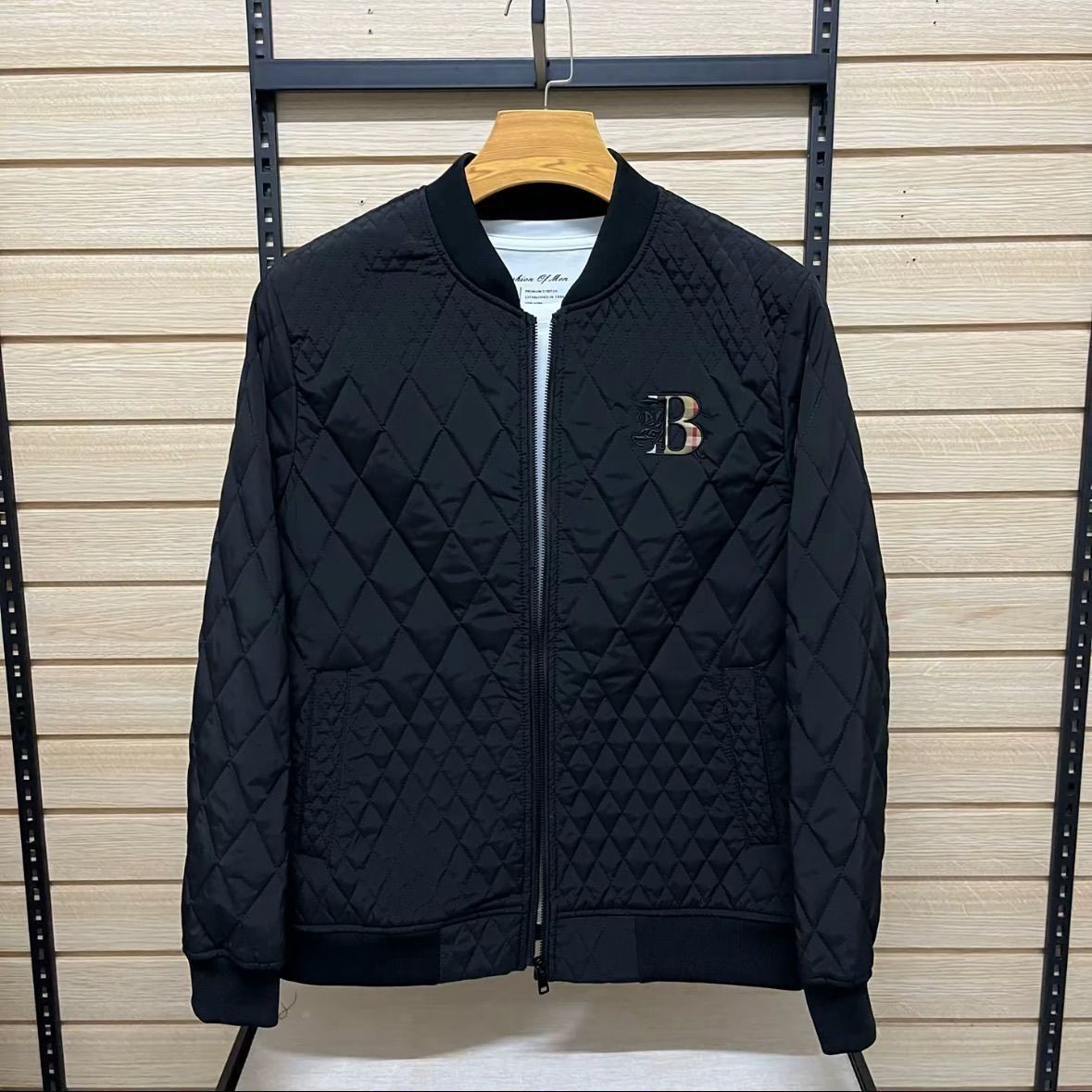 2 Men's New Cotton Jacket For Autumn Winter, Casual Baseball Style, Lightweight Warm, Slim Fit, Trendy And Versatile_voghion.com