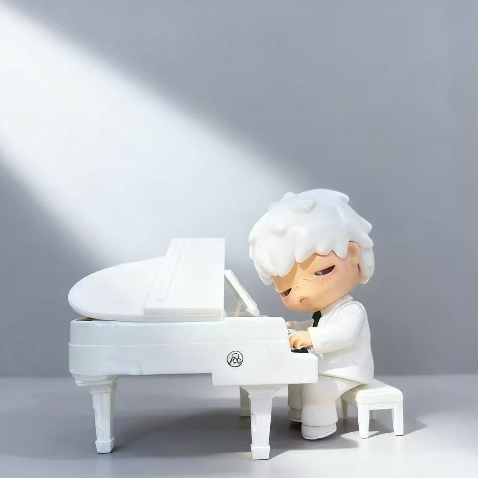 Hirono The Pianist Figure White Suit Jay Chou Collaboration Art