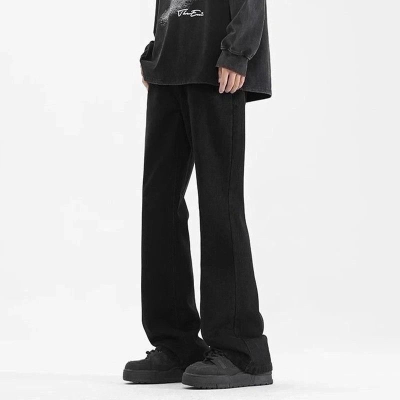 Weird Beast Micro-pull Jeans Men's Gradual Change Of Leisure Straight Slim Autumn And Winter American High Street Trend Pants Men_voghion.com