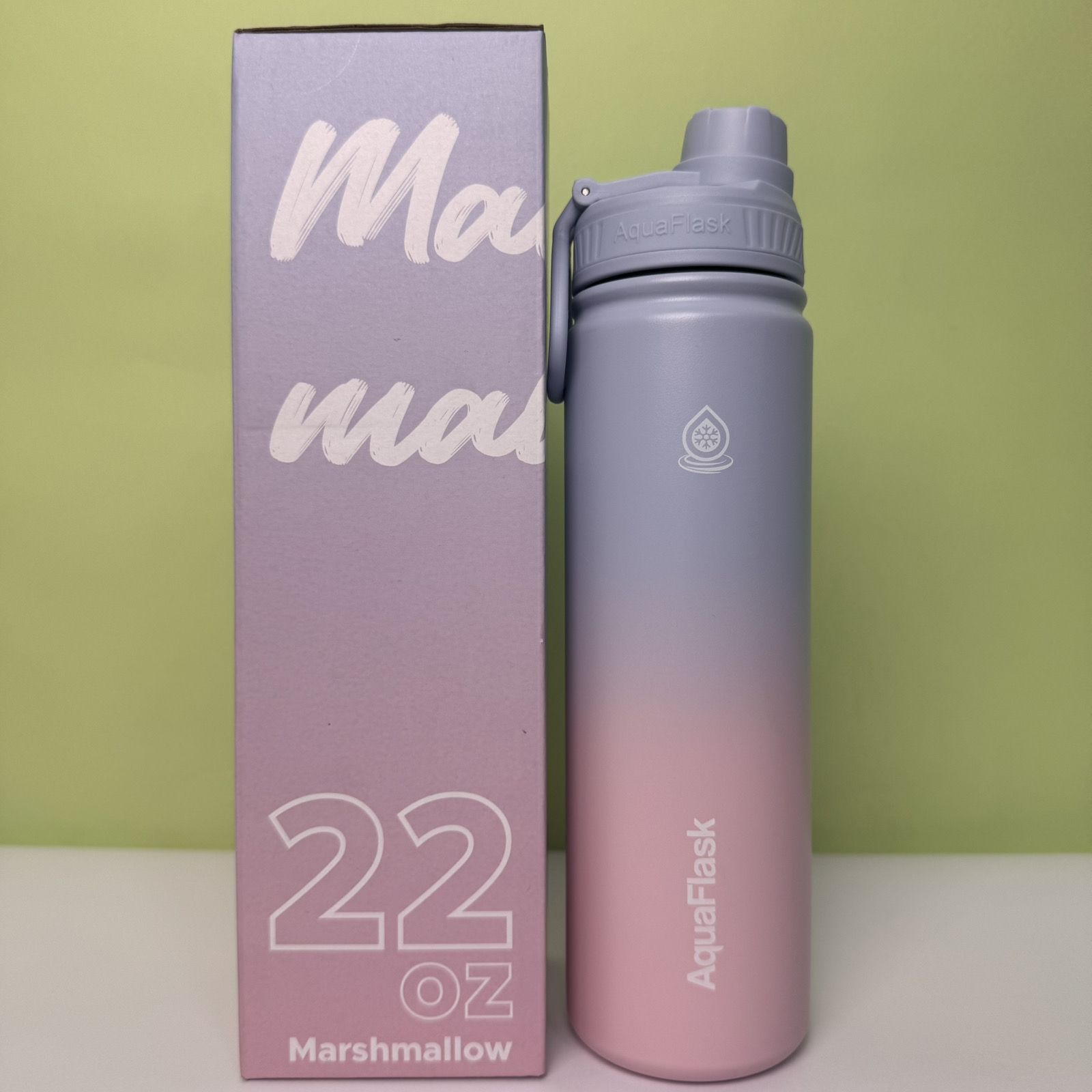 AquaFlask Borraccia portatile in acciaio inossidabile 304, stile americano, isolamento da 8 a 12 ore, colori multipli_voghion.com