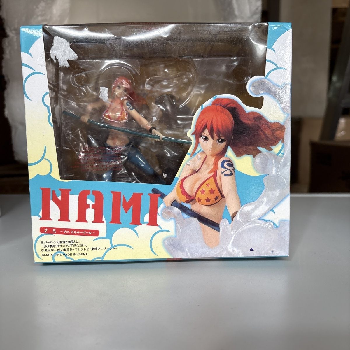 海贼王 娜美 奶泡球 战斗版 手办盒损 默认国