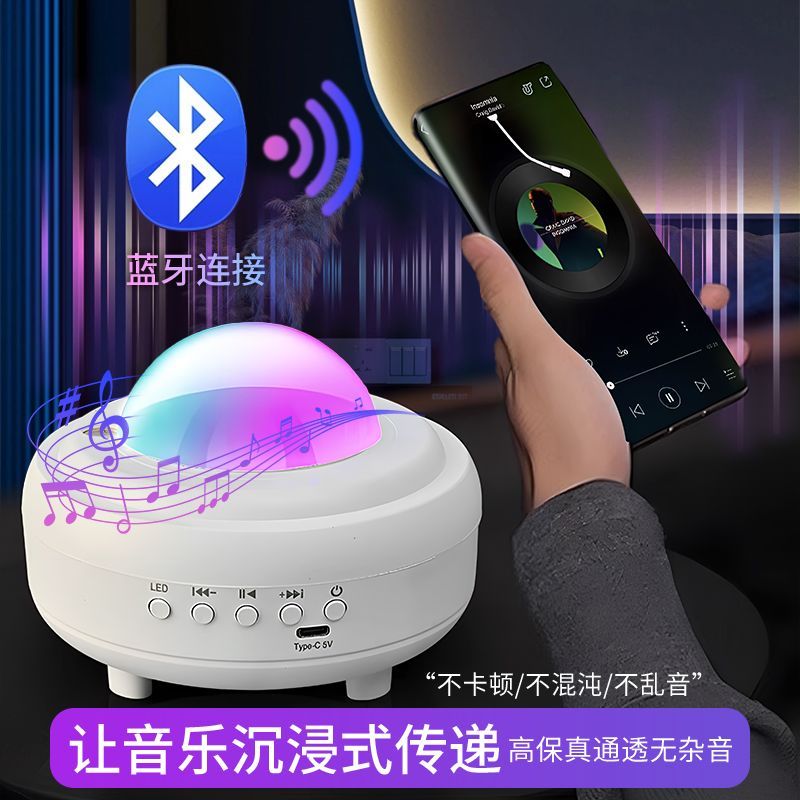 心小礼北极光星空投影灯蓝牙音箱送女友老婆氛围夜灯浪漫情侣礼物 图片 9