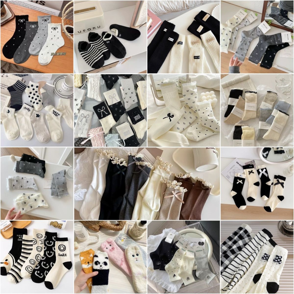 【超值20双装】袜子盲盒男女各种款式男女混批囤货穿袜子清仓处理