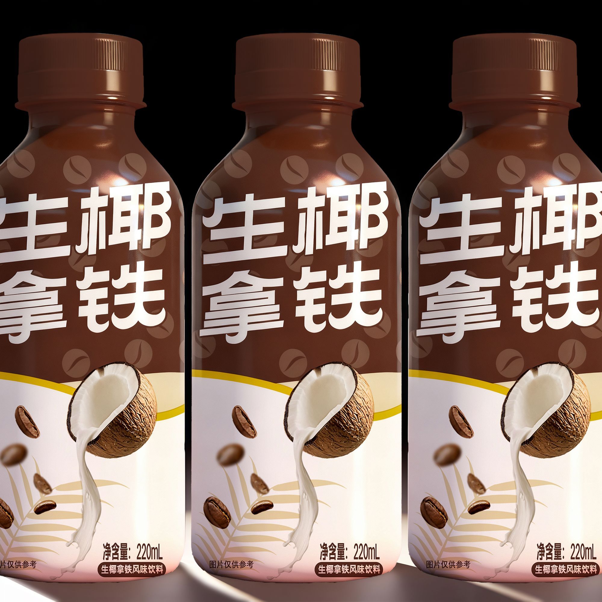 焦农山泉生椰拿铁220ML*6瓶