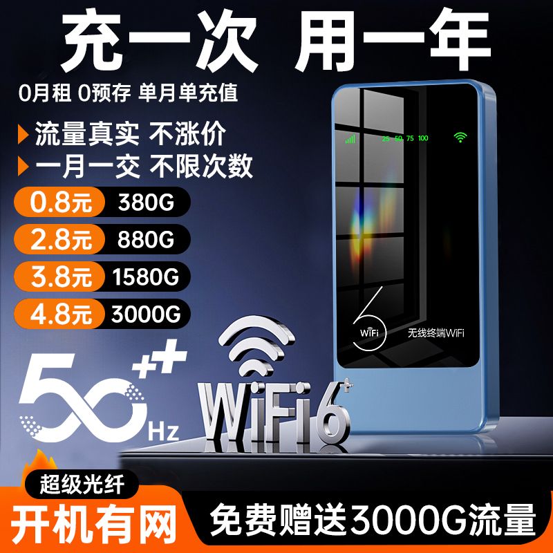 2026上新款随身wifi移动无线上网WiFi路由器出租屋无线网一万毫安