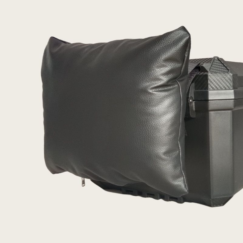 后备箱靠枕双挂式电动车靠背软垫外卖箱靠垫舒适靠腰靠背皮质防水