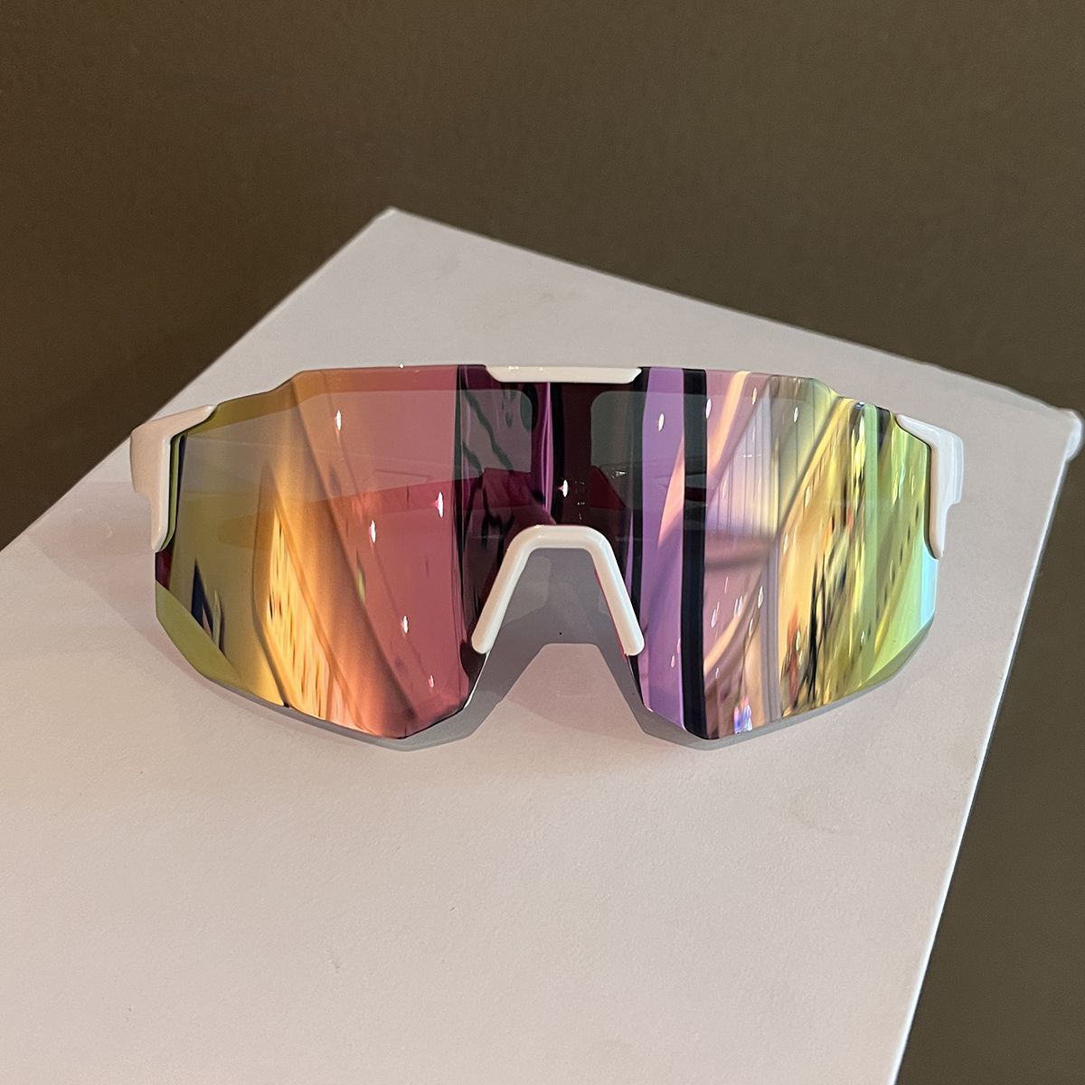 Outdoor Sports Cycling Windproof Sunshade Polarized For Men Women, European And American Style Colorful Motorcycle Large_voghion.com