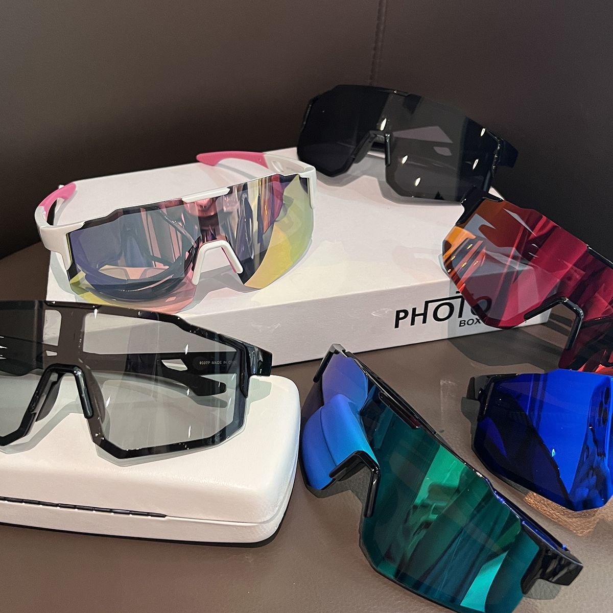Outdoor Sports Cycling Windproof Sunshade Polarized For Men Women, European And American Style Colorful Motorcycle Large_voghion.com