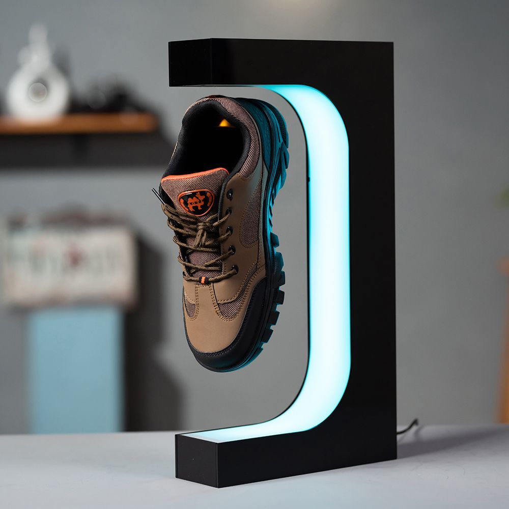Expositor de levitación magnética para zapatillas y tacones_voghion.com
