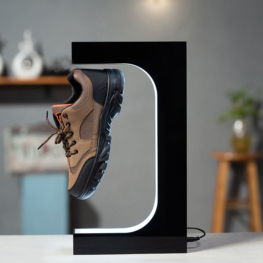 Expositor de levitación magnética para zapatillas y tacones_voghion.com