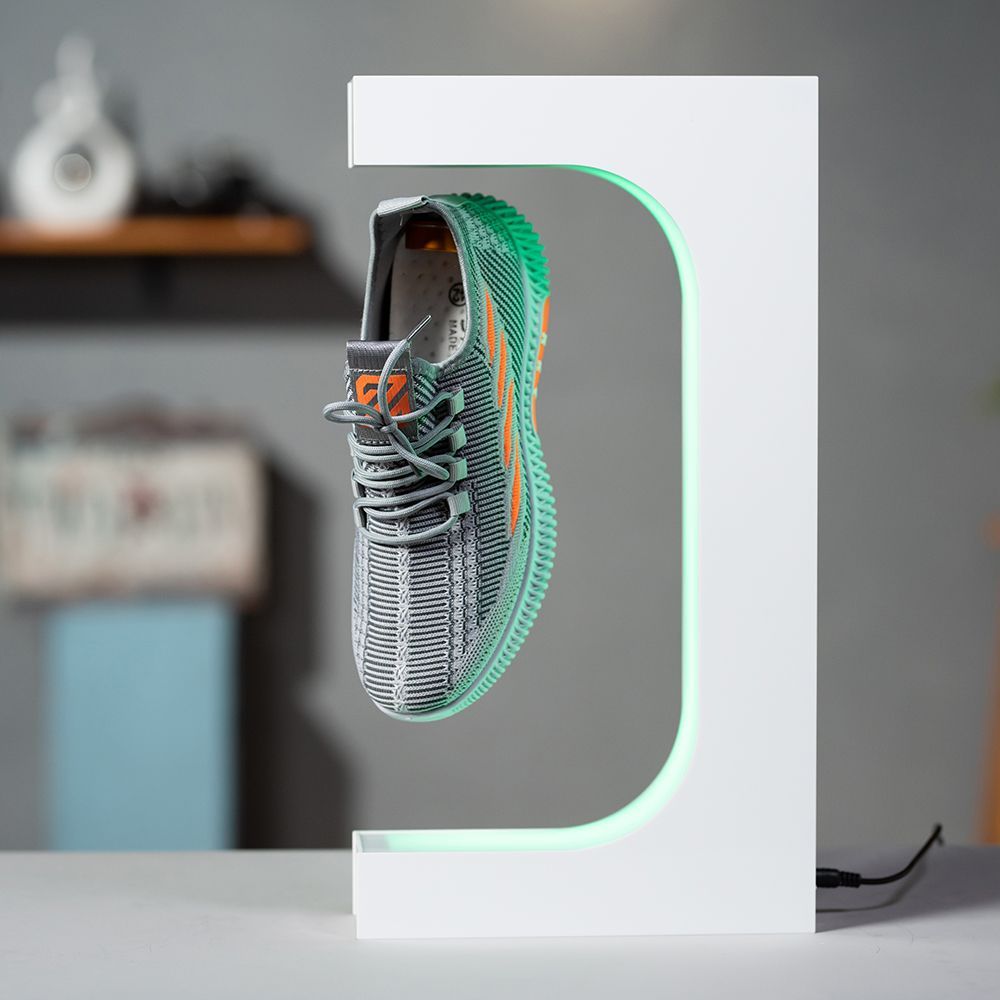 Expositor de levitación magnética para zapatillas y tacones_voghion.com