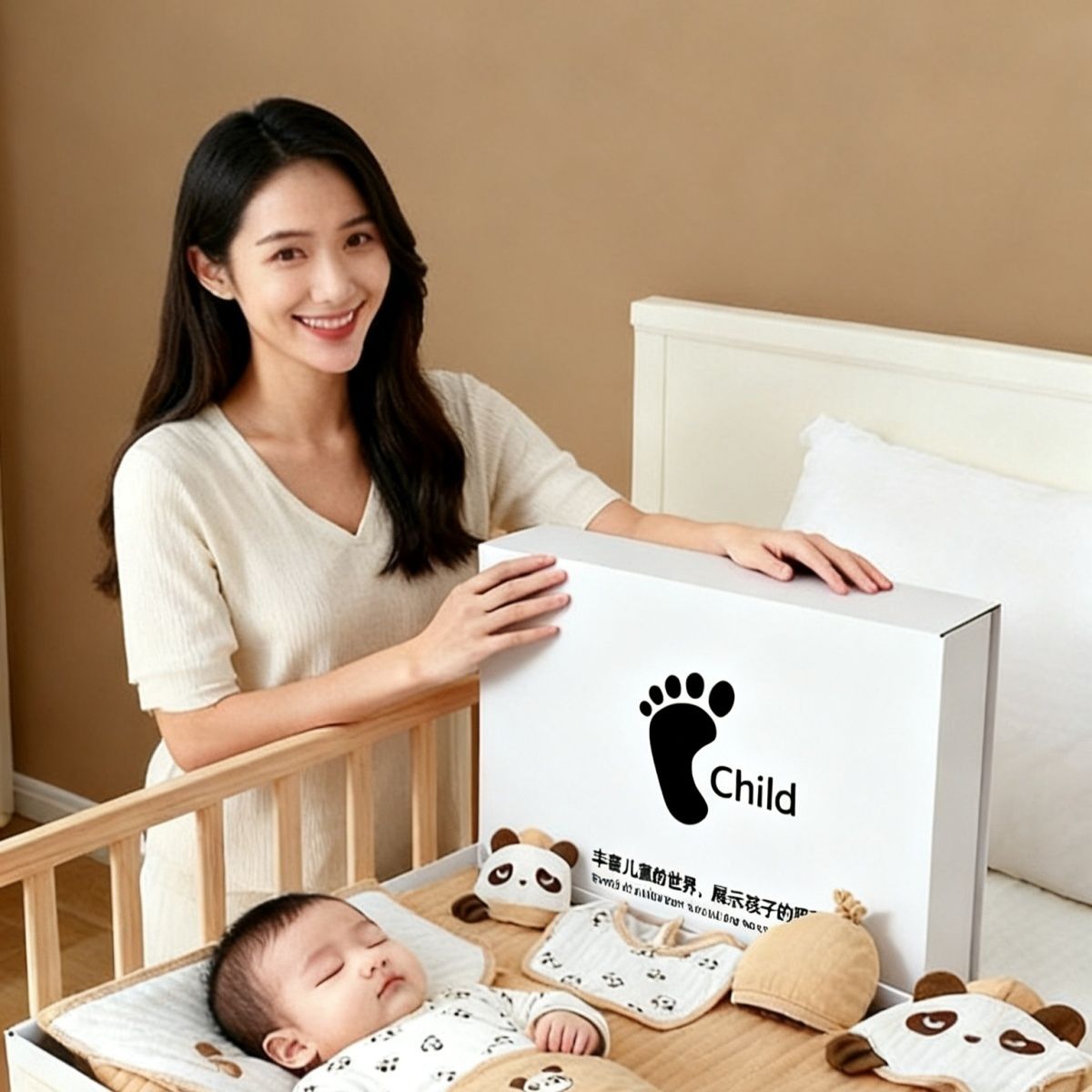 初生宝宝满月见面礼物婴儿用品a类新生儿套盒春秋冬季衣服