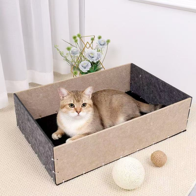保暖猫咪狗狗毛毡猫窝隔凉加厚耐用围栏组合四季通用设计DIY拼接 图片 10