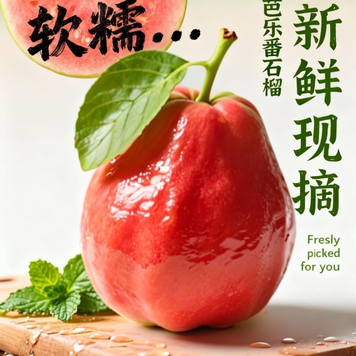 红心芭乐番石榴鸡屎果软糯香甜新鲜现摘当季应季新鲜现摘孕妇水果