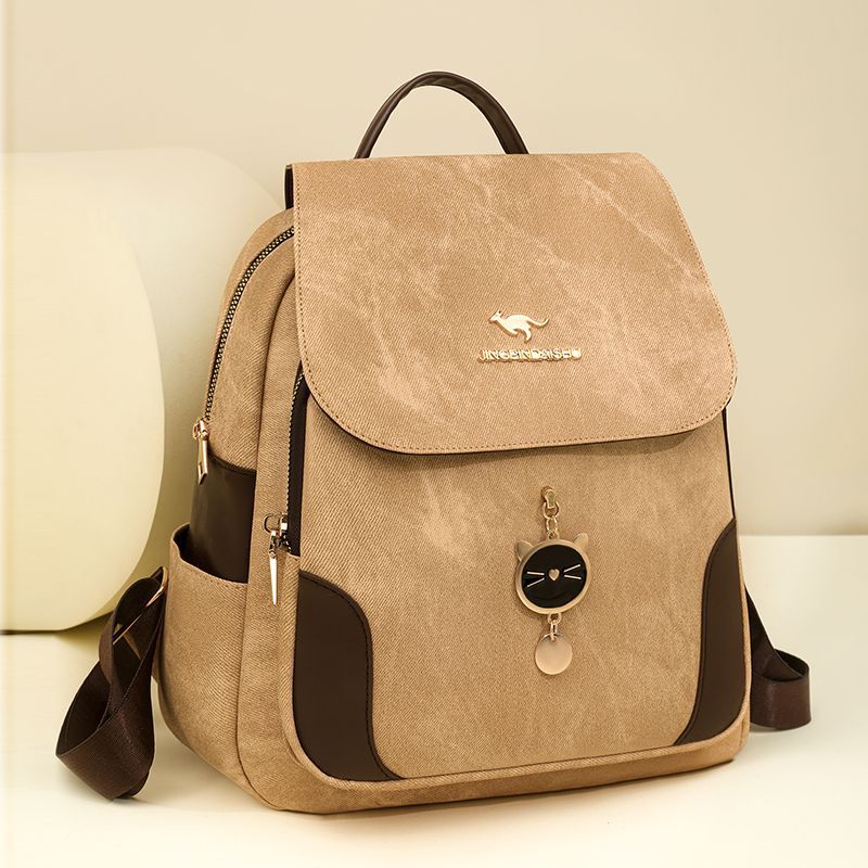 Zaino da viaggio casual semplice e di alta gamma da donna, modello 2026, leggero e capiente, ideale per viaggi._voghion.com