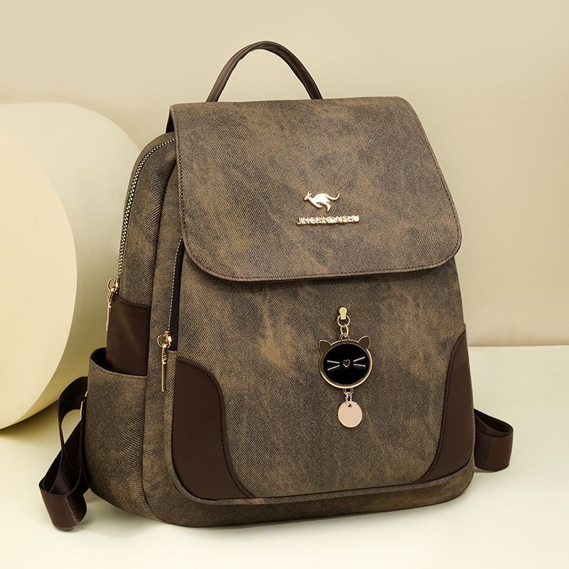 Zaino da viaggio casual semplice e di alta gamma da donna, modello 2026, leggero e capiente, ideale per viaggi._voghion.com