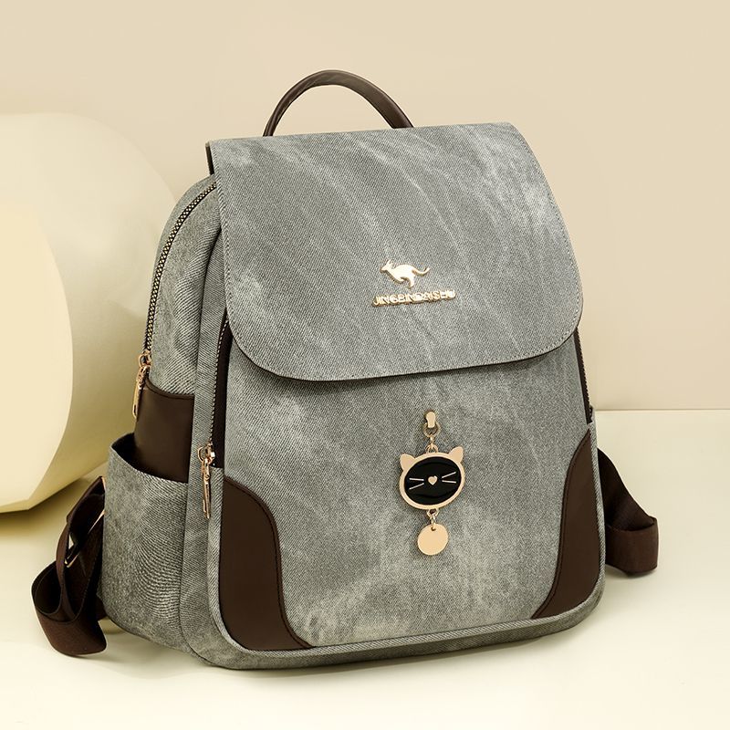 Zaino da viaggio casual semplice e di alta gamma da donna, modello 2026, leggero e capiente, ideale per viaggi._voghion.com