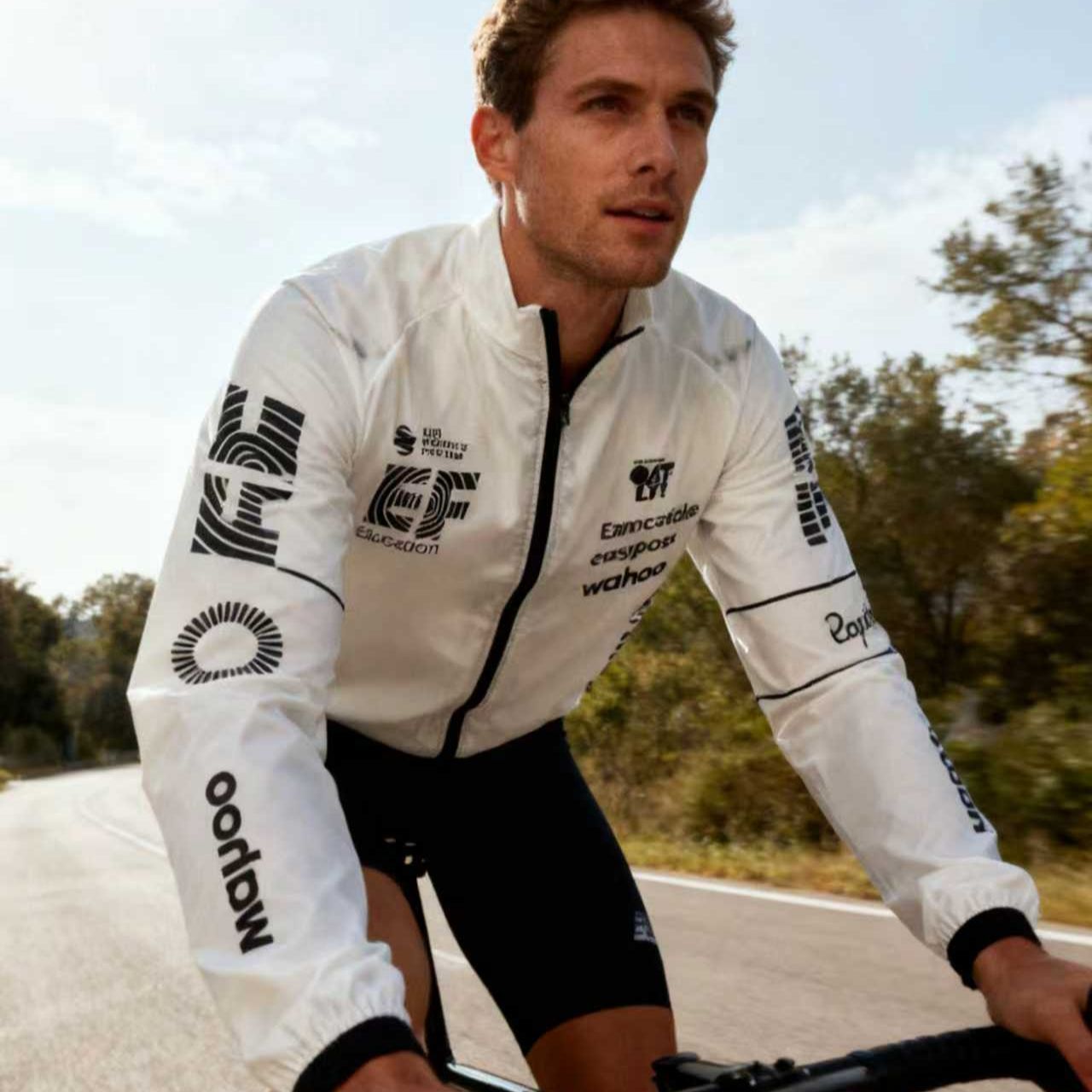 Windbreaker For Men And Women, Windbreaker, Team Jersey, Long Sleeve Road Cycling Lightweight Jacket_voghion.com